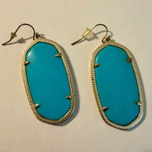 Elegant Turquoise Drop Earrings
